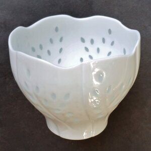 Dansk Willow Light Rice Grain Candleholder Translucent VTG Danish Modern